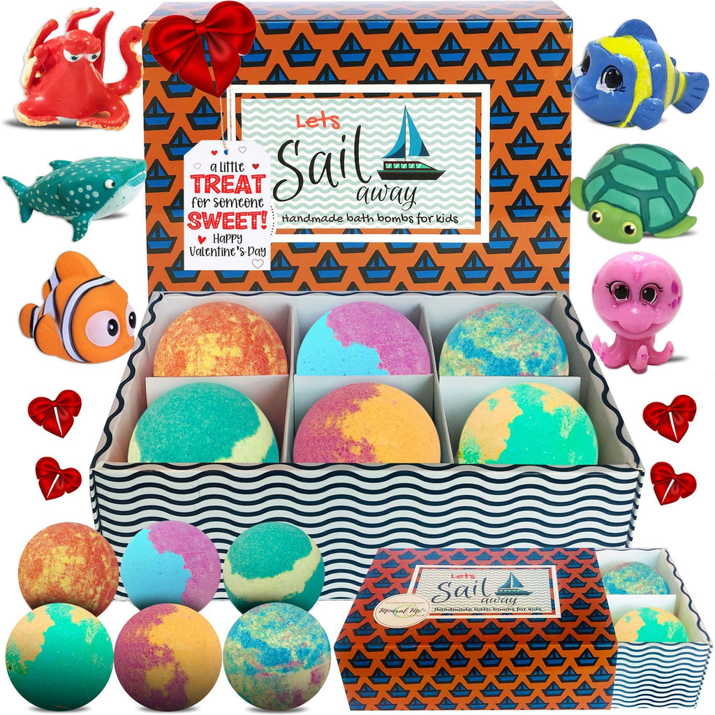 Mineral Me California Kid Bath Bombs with Toys Inside — Organic & Gentle
