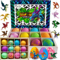 Mineral Me California Kids Bath Bombs with Dragon Egg Toys – 12 Organic Bubble Bath Fizzies