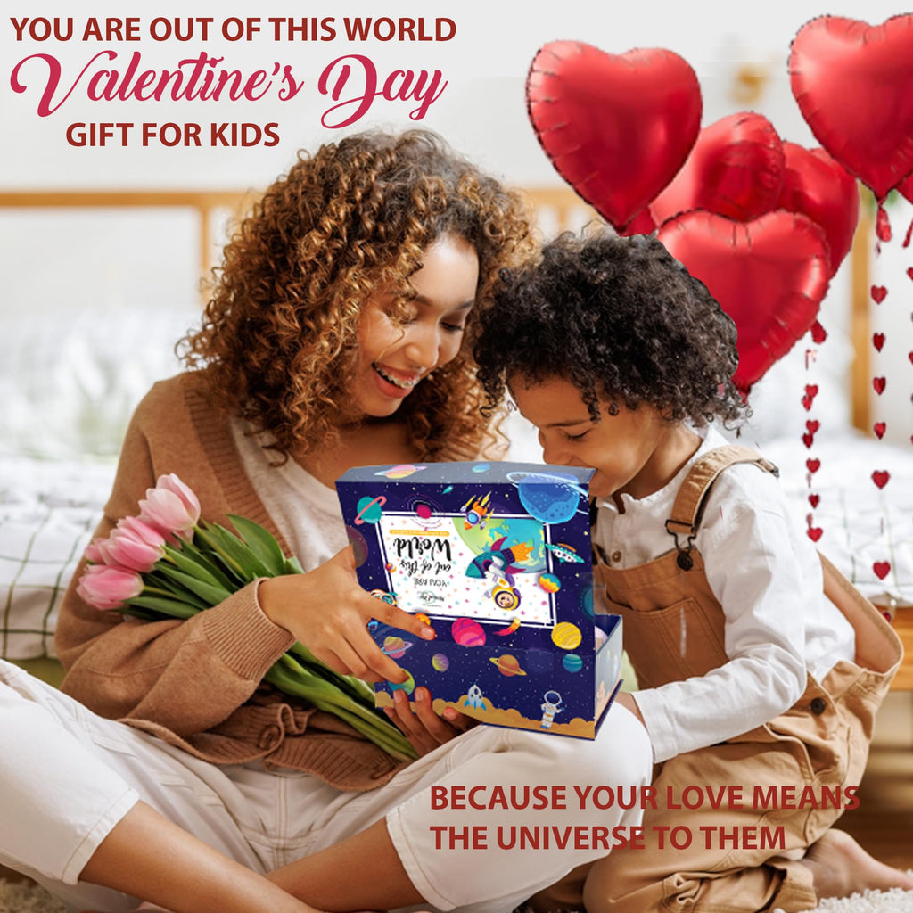 Mineral Me California Galaxy Bath Bombs for Kids — Surprise Jewelry & Reusable Keepsake Box