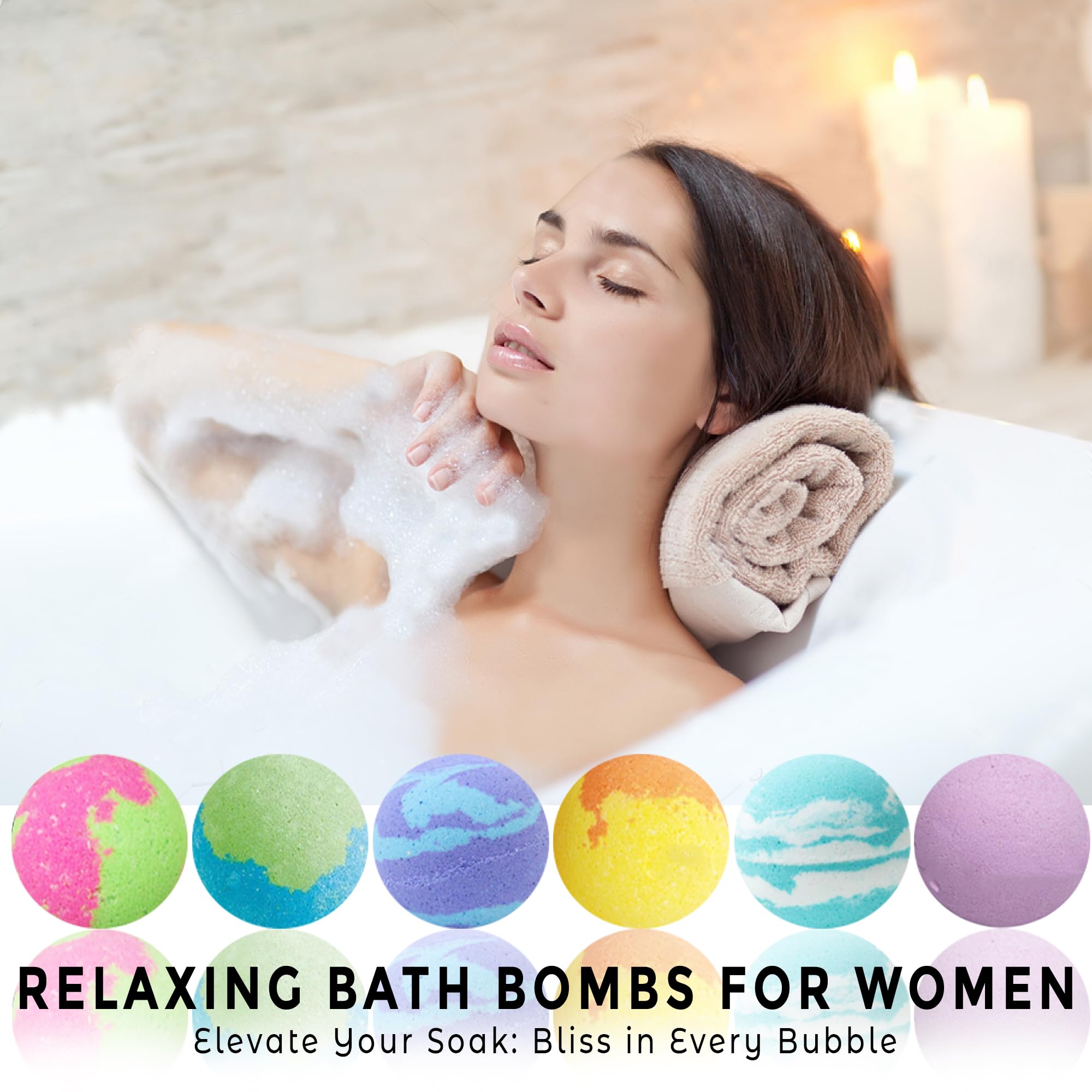Mineral Me California Valentines Bath Bombs Gift Set – 24 Natural & Organic Bath Bombs
