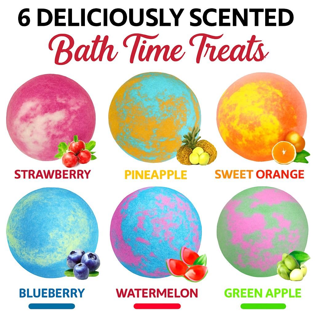 Mineral Me California Galaxy Bath Bombs for Kids — Surprise Jewelry & Reusable Keepsake Box