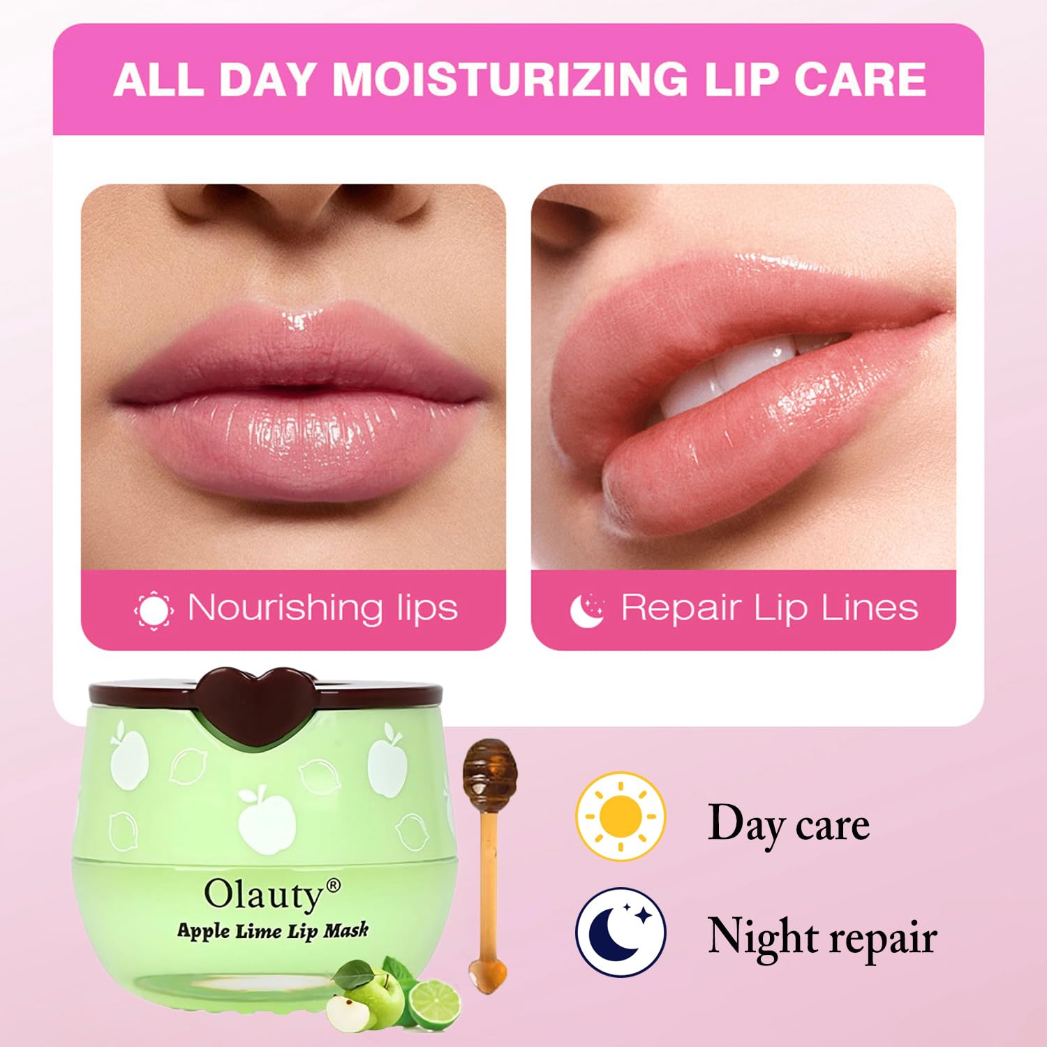 Miniling 4-Pack Bee Lip Balm Honey Pot – Hydrating Lip Mask & Exfoliating Lip Scrub