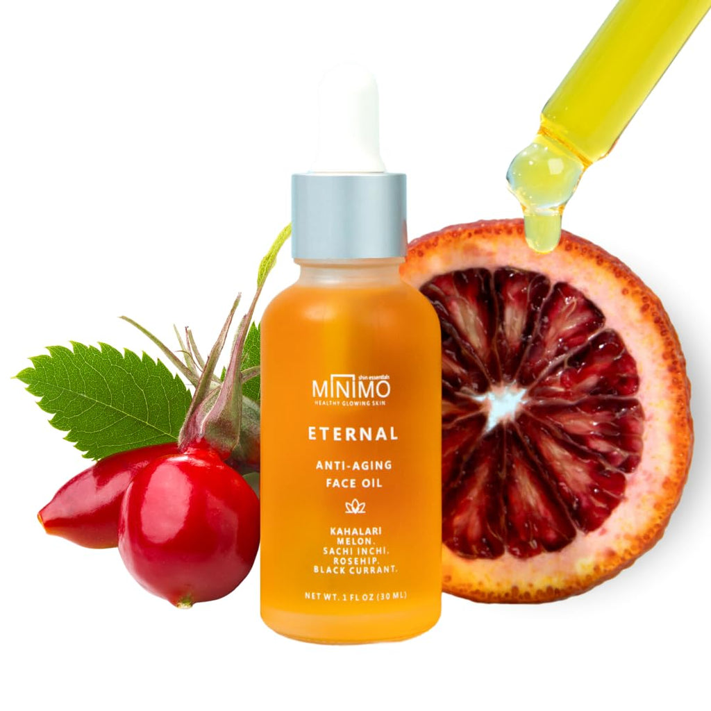 Minimo Skin Essentials Vitamin C Glow Face Oil – Lightweight Nourishing Facial Oil by Minimo Bath & Body (1 oz)