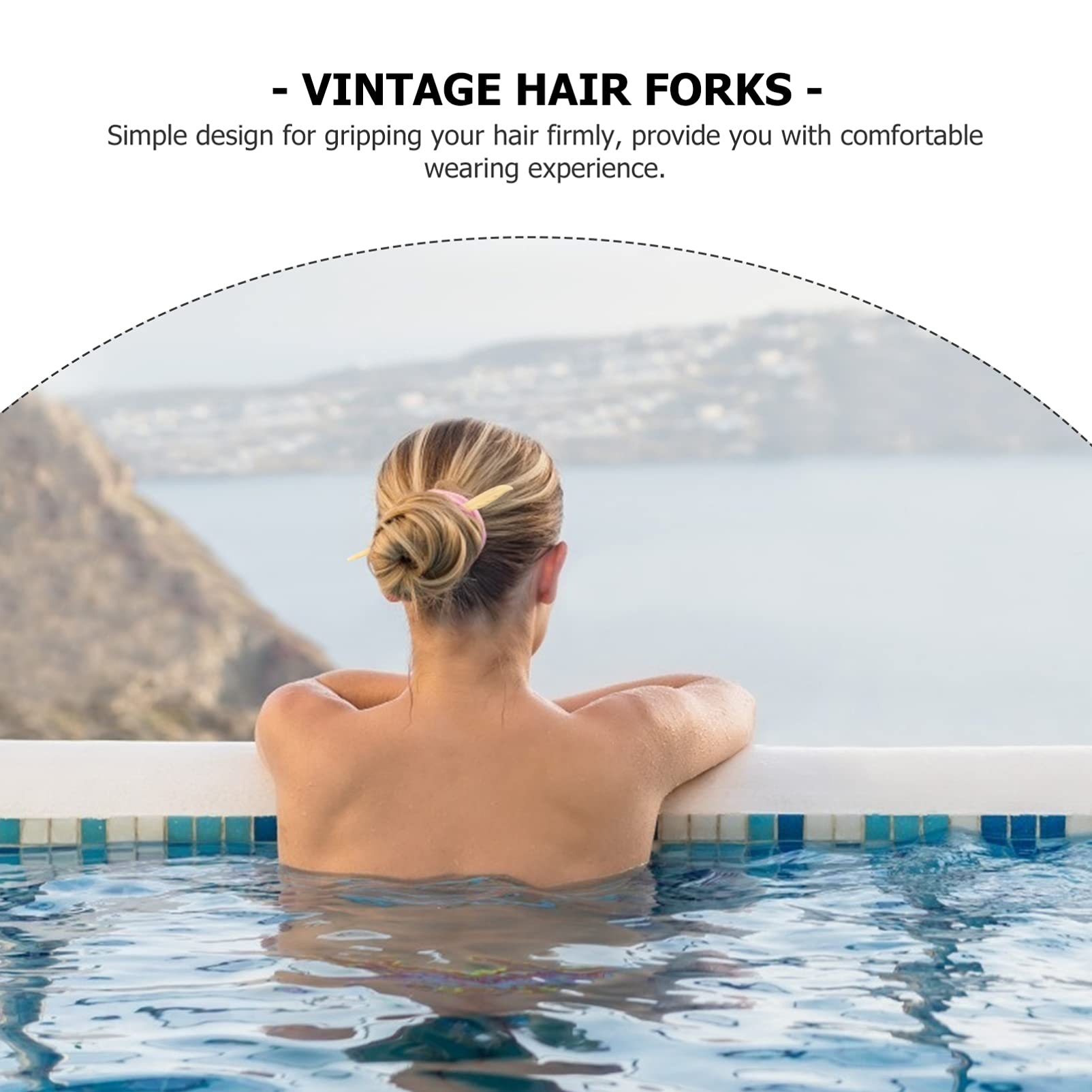 Minkissy Sheep Horn Hair Sticks – Elegant Hair Pins for Chinese & Japanese Hairstyles