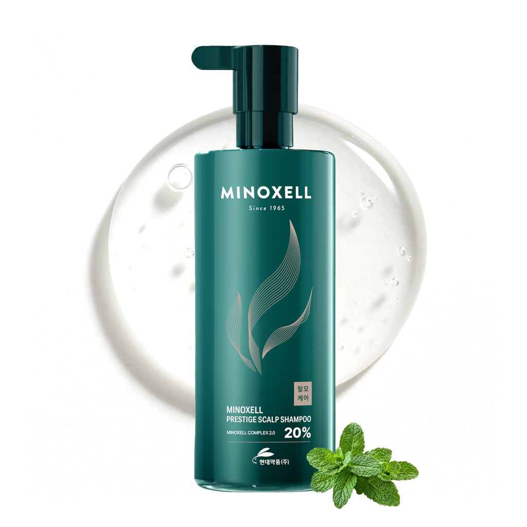 MINOXELL Prestige Shampoo – Anti-Aging Scalp Care for Dry Scalp & Hair Strength (16.23 fl oz)