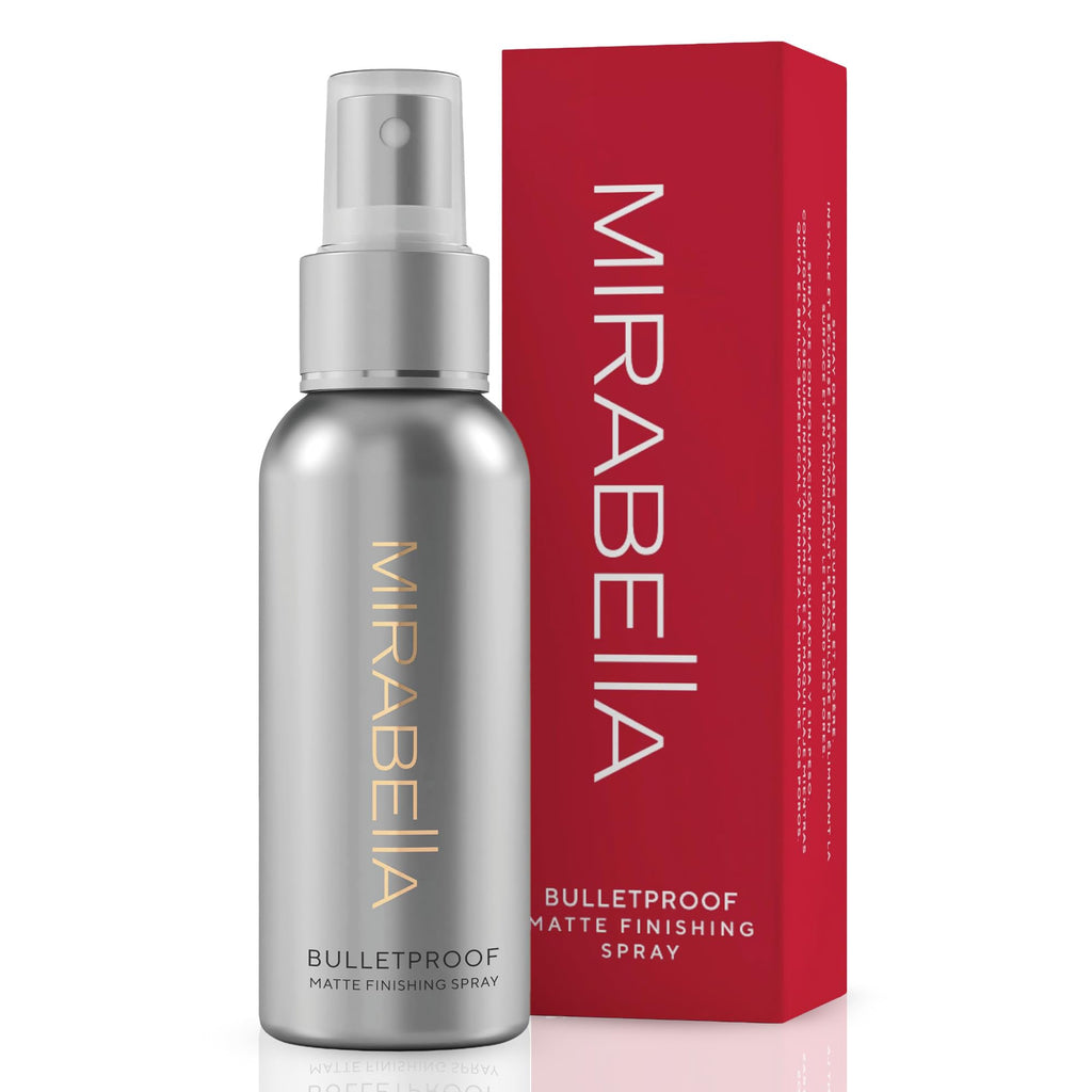 Mirabella Bulletproof Matte Setting Spray – 12-Hour Hold, Weightless Matte Finish