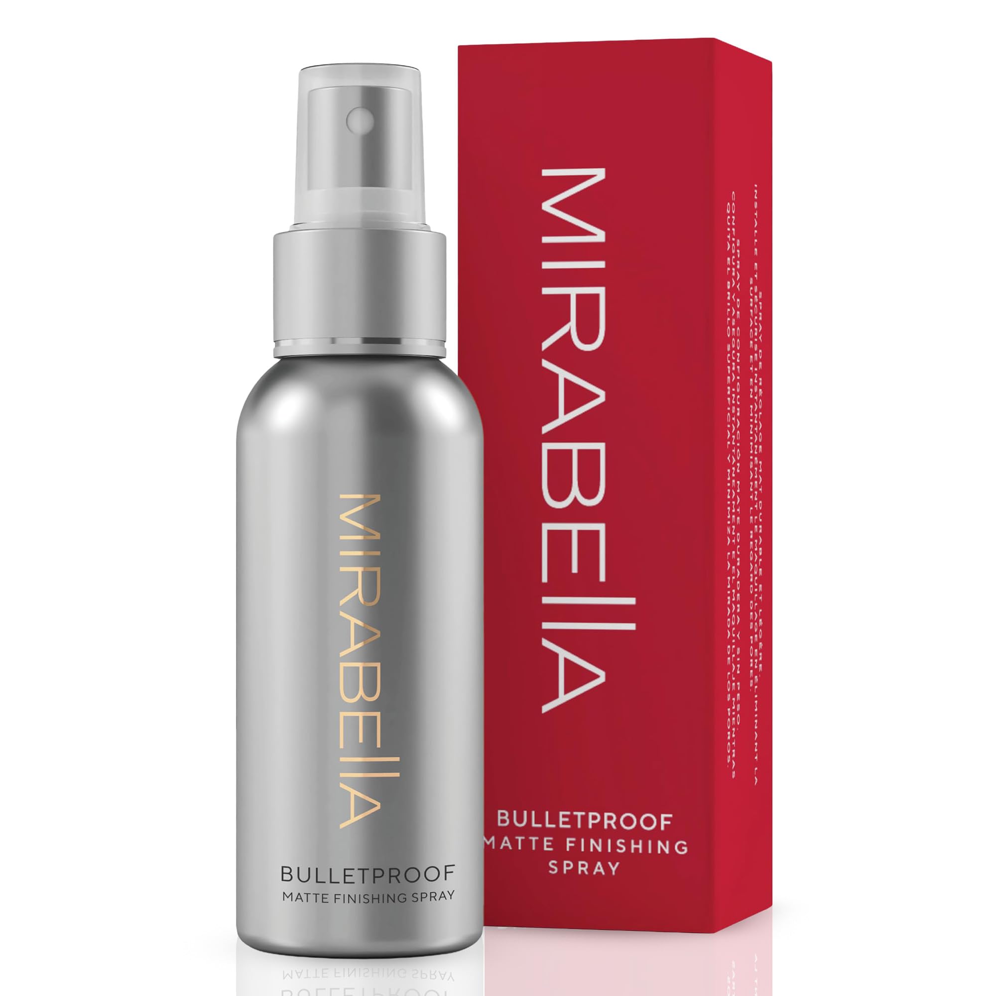 Mirabella Bulletproof Matte Setting Spray – 12-Hour Hold, Weightless Matte Finish