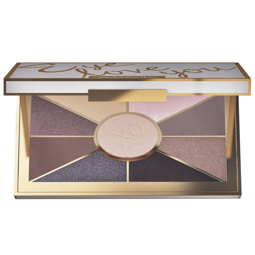 Mirabella Eye Love You Neutral Shimmer Eyeshadow Palette – 9 Pigments, Matte & Shimmer, Cruelty-Free