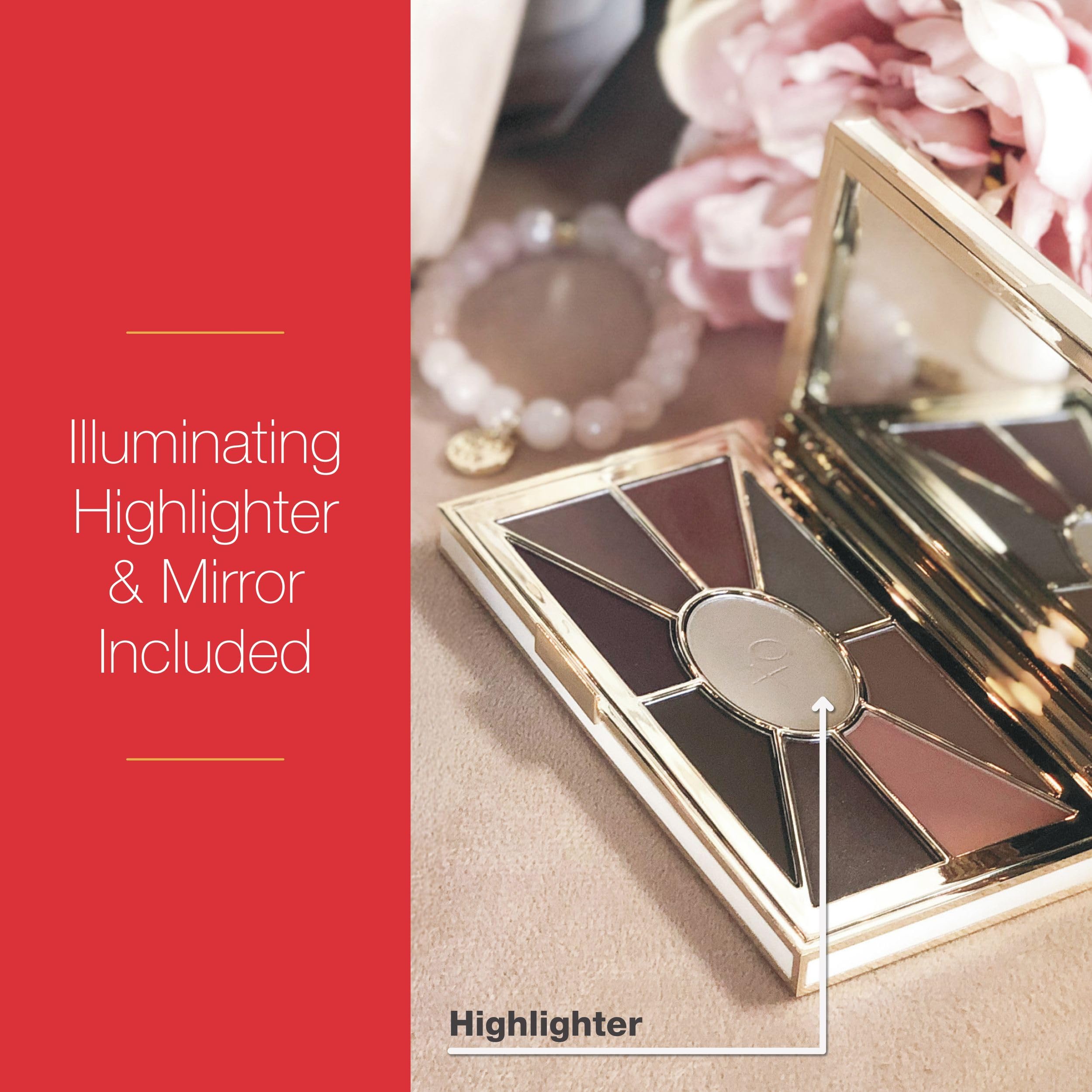Mirabella Eye Love You Neutral Shimmer Palette – 9 Pigmented Matte & Shimmer Shades | Romance