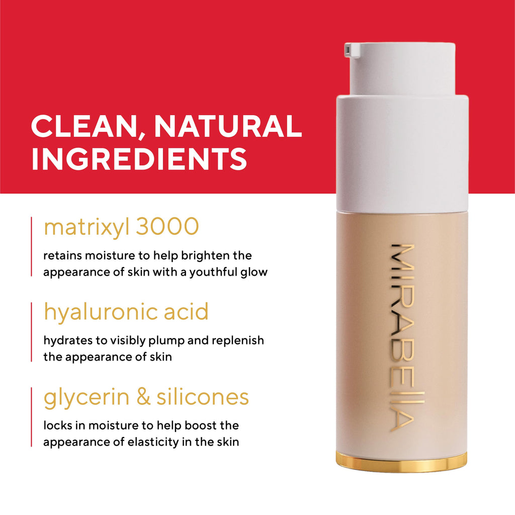 Mirabella Invincible HD Foundation Ivory I30 – Hydrating Full-Coverage for All Skin Types