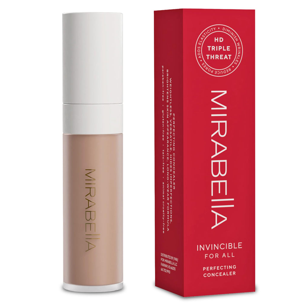 Mirabella Invincible For All Perfecting Under Eye Concealer – Full Coverage Hydrating Concealer Light L110