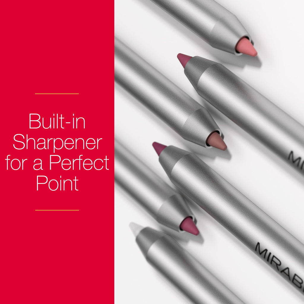 Mirabella Line & Define Lip Definer – Ultra-Creamy, Long-Lasting Retractable Lip Pencil with Vitamin C & E