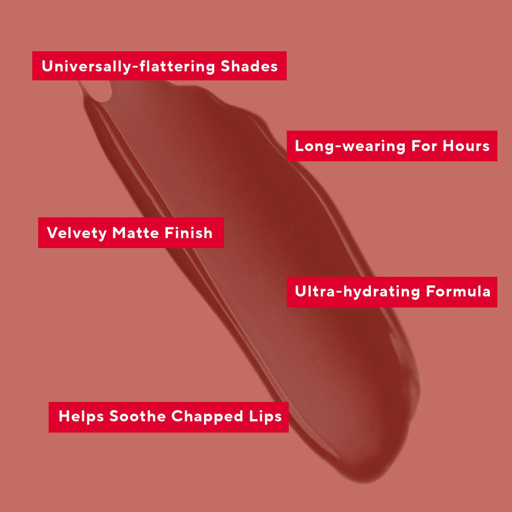 Mirabella Luxe Matte Lip Gloss – Long-Wear, Full-Coverage Lip Gloss That Won’t Dry or Crack