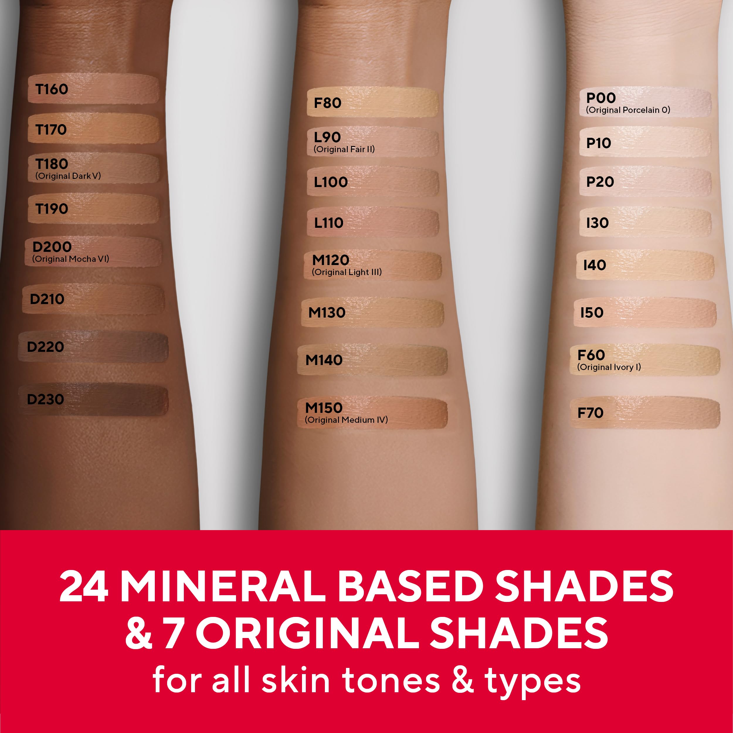 Mirabella Invincible HD Foundation – Hydrating Full-Coverage Demi-Matte in Porcelain P00
