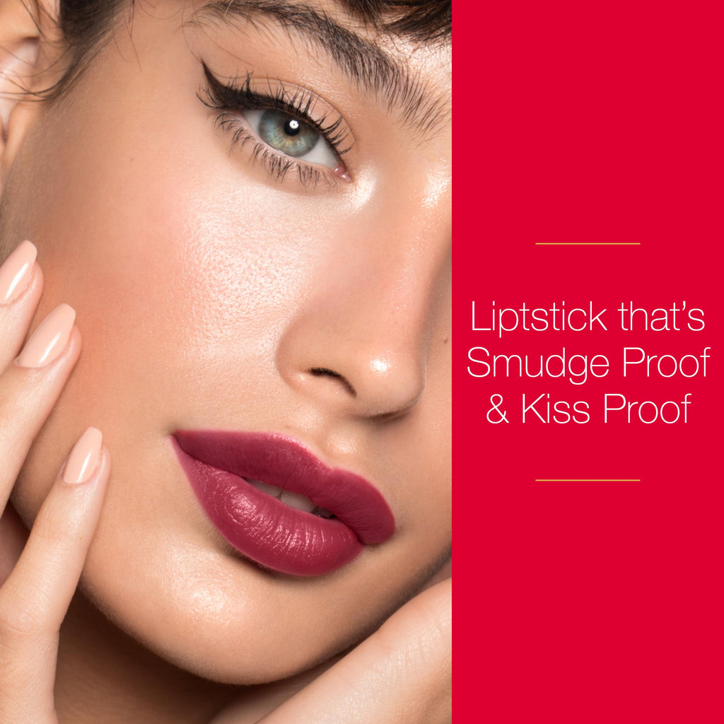 Mirabella Sealed with a Kiss Smudge-Proof Lipstick | Long-Lasting Hydrating Matte Lip Color