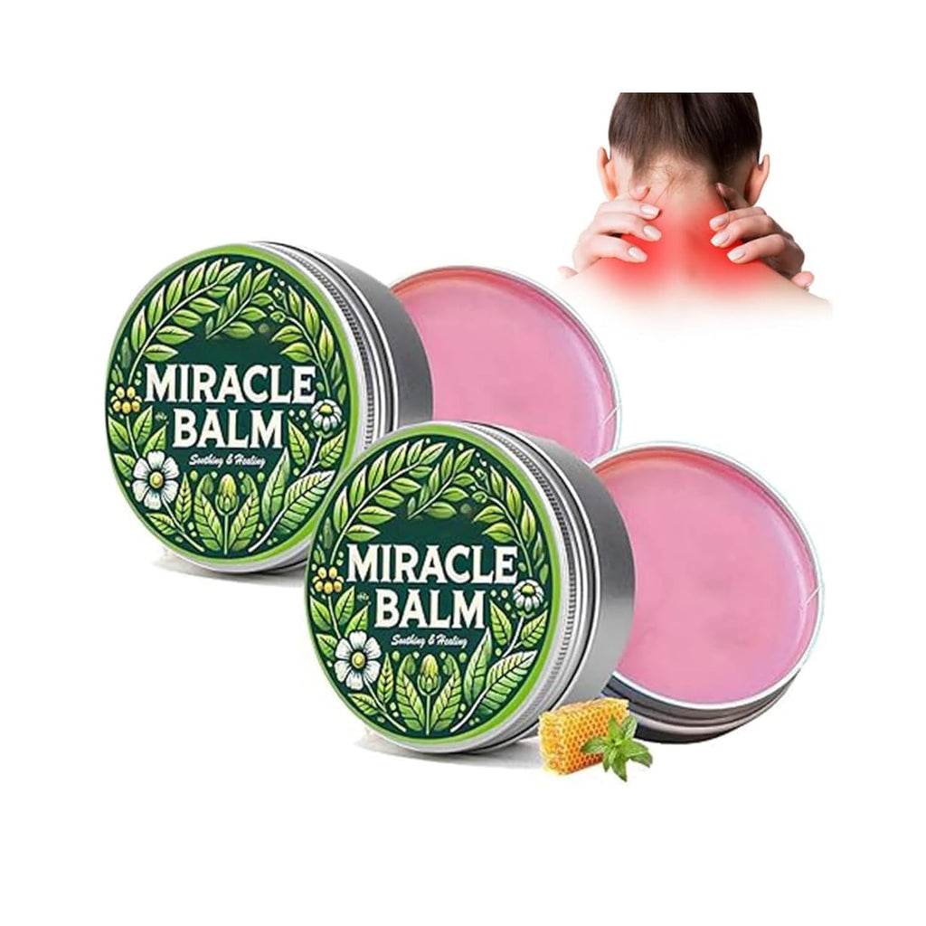 Miracle Balm for Veins – 2 Pack | Natural Joint Cream for Legs, Arms & Back