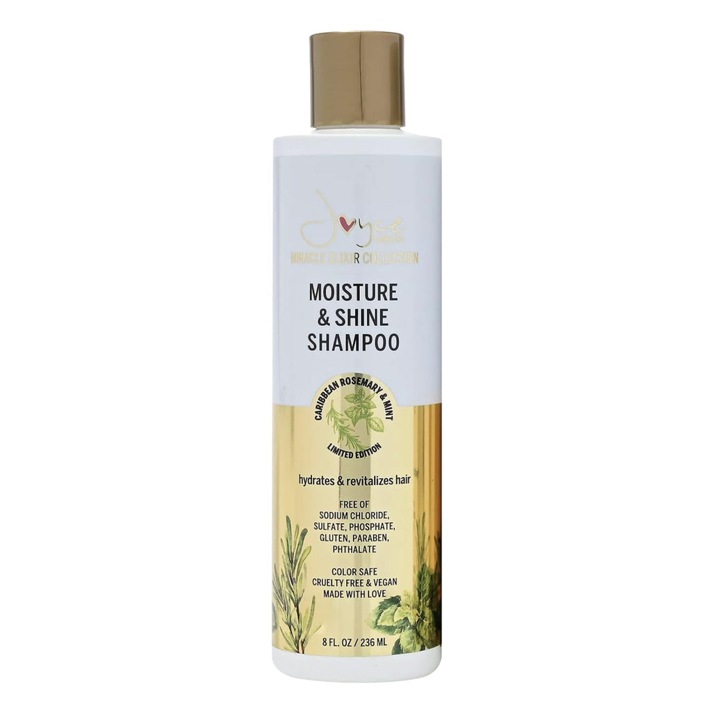 Miracle Elixir Collection Joyce Giraud Moisture & Shine Shampoo – Caribbean Rosemary Mint (8 oz)