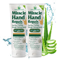 Miracle of Aloe Hand Repair Cream – 60% UltraAloe, 8 oz, Non-Greasy, Fast-Absorbing (2-Pack)