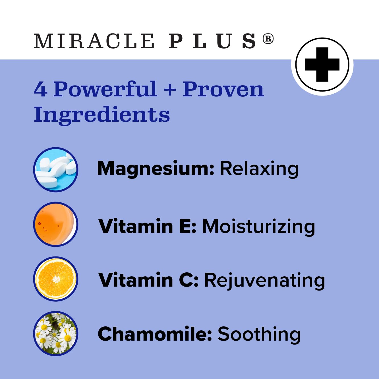 Miracle Plus Magnesium Cream for Leg Relief | Calming Leg Lotion