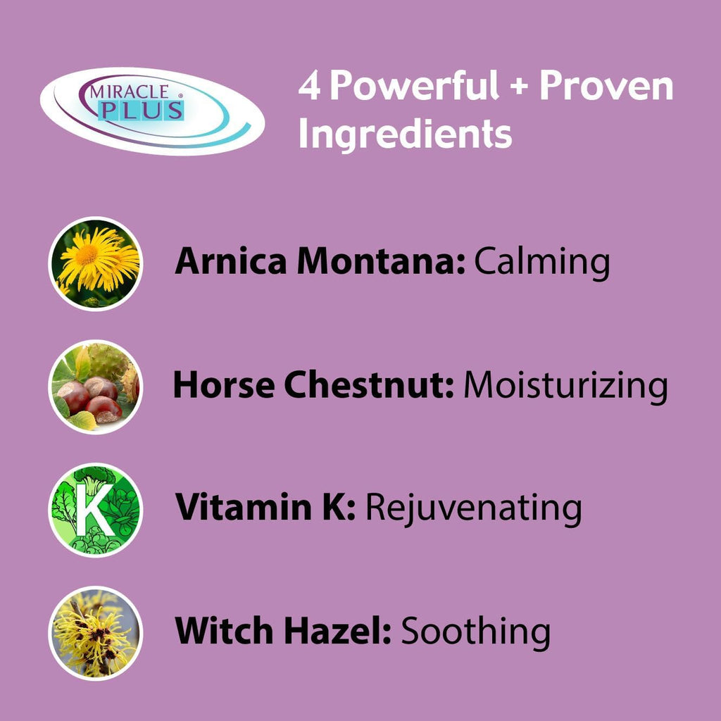Miracle Plus Arnica Cream & Gel – Bruising Relief 2pc Set with Vitamin K & Horse Chestnut