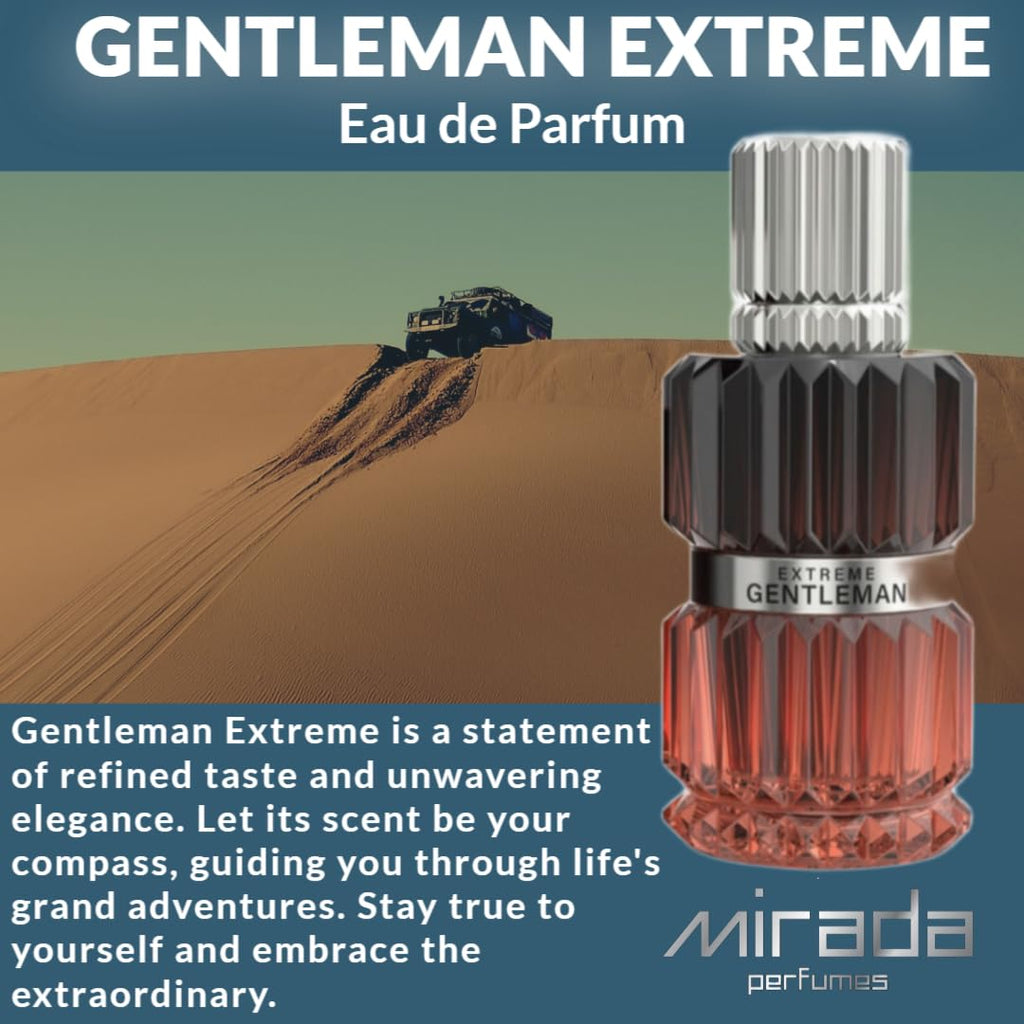 MIRADA Gentleman Extreme EDP 100ml (3.4 fl oz) – Sea Notes citrus & Woods