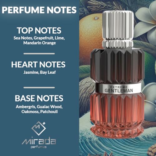 MIRADA Gentleman Extreme EDP 100ml (3.4 fl oz) – Sea Notes citrus & Woods