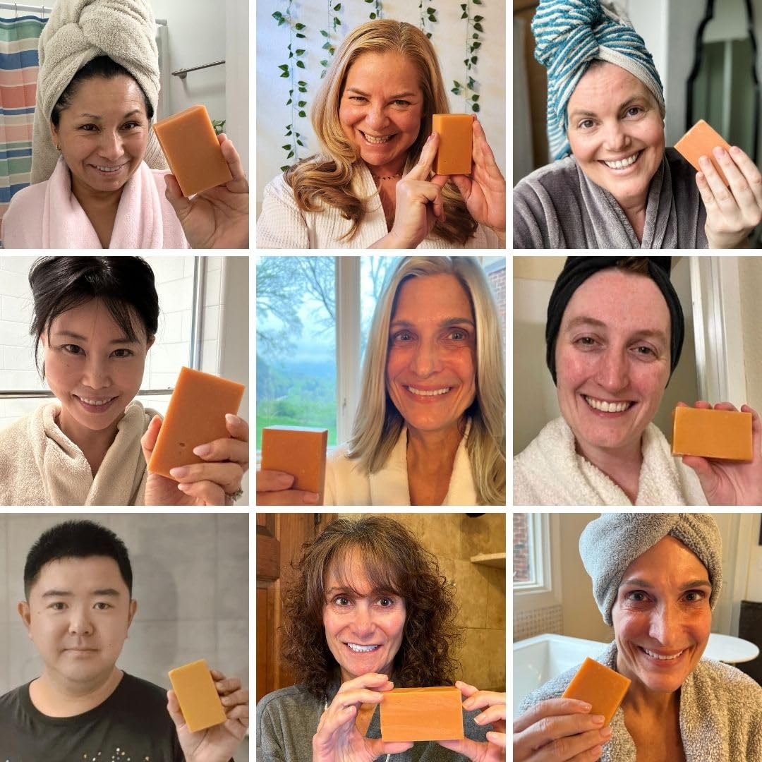 Mirai Persimmon Soap Bar for Body (100g) – Nonenal Odor Control with Japanese Persimmon & Green Tea