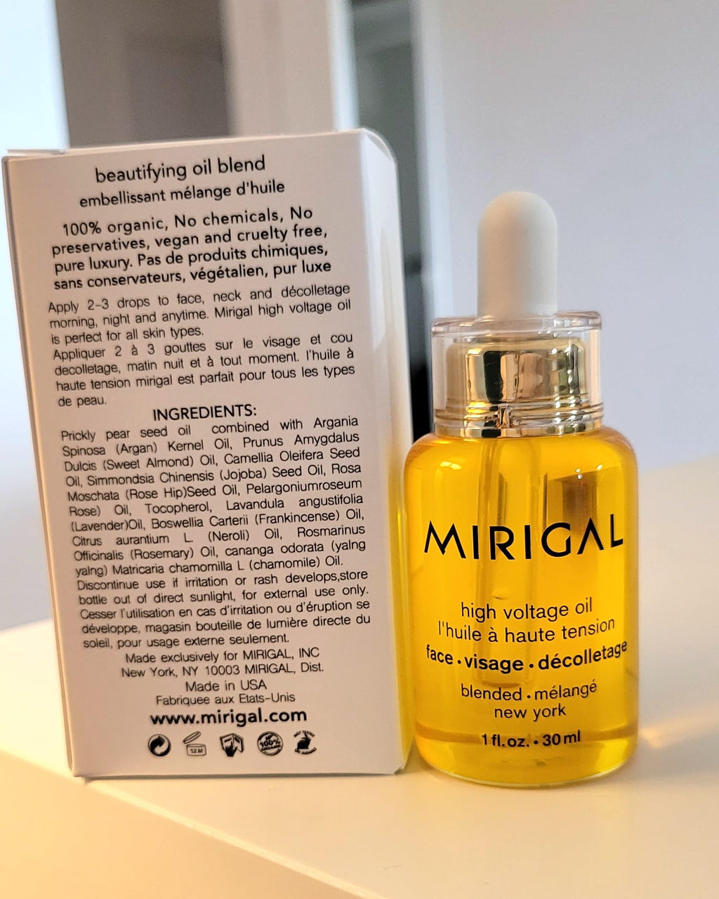 MIRIGAL High Voltage Oil – Anti-Aging Facial Serum | Deep Hydration & Radiance (30ml)