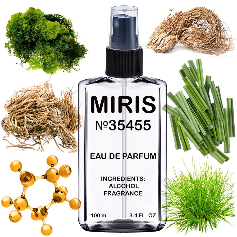 MIRIS No. 35455 Inspired by Molecu 03 – Long-Lasting Unisex Eau de Parfum, 3.4 fl oz (100 ml)
