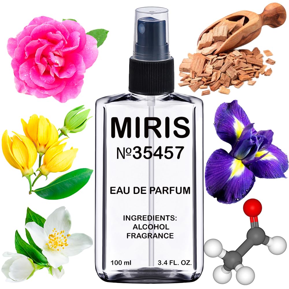 MIRIS No. 35457 Inspired by Number 5 — Long-Lasting Floral Aldehyde EDP for Women, 3.4 fl oz / 100 ml