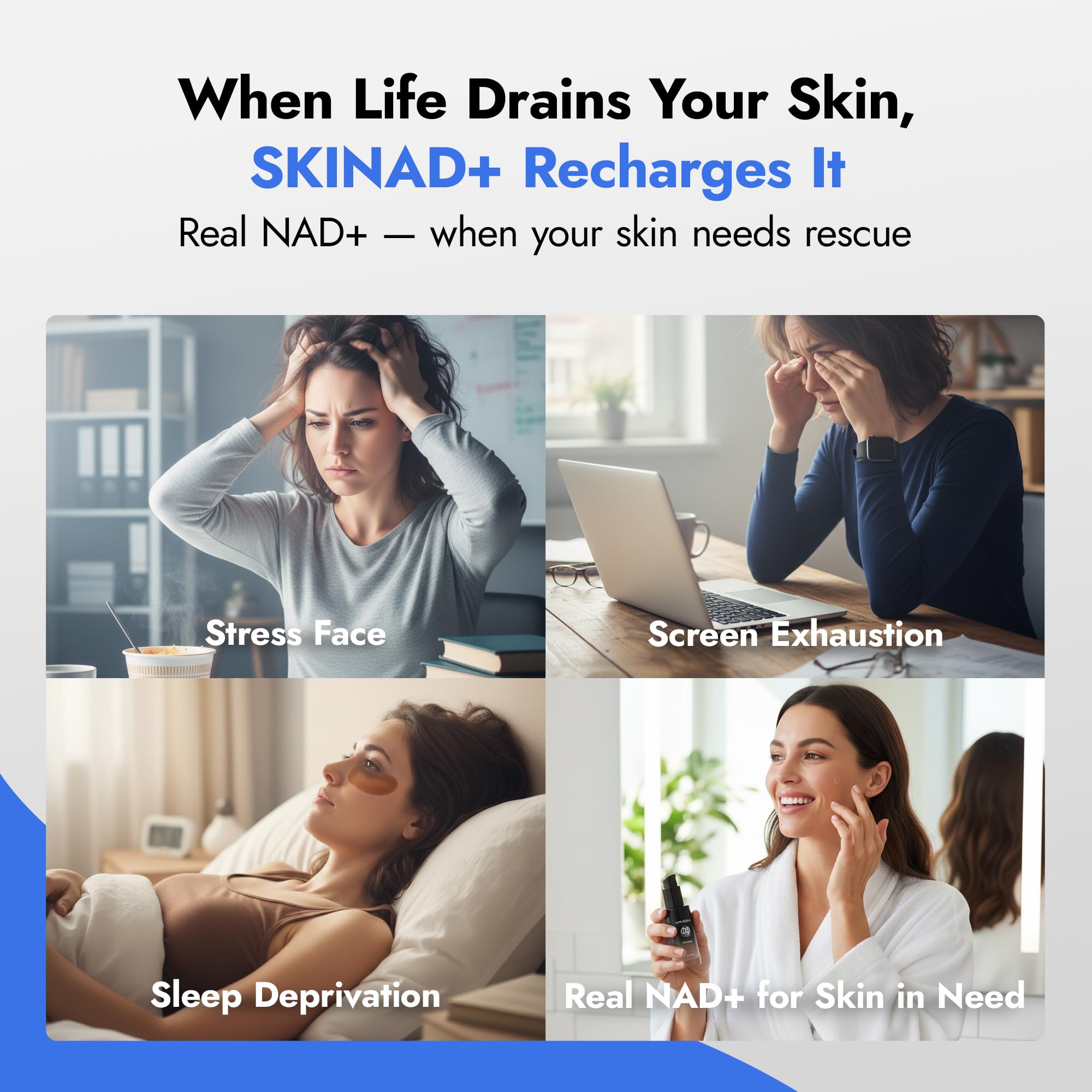 Mirror Skin SKINAD+ Liposomal NAD+ Serum – Stabilized NAD+, Glutathione, CoQ10 & Niacinamide