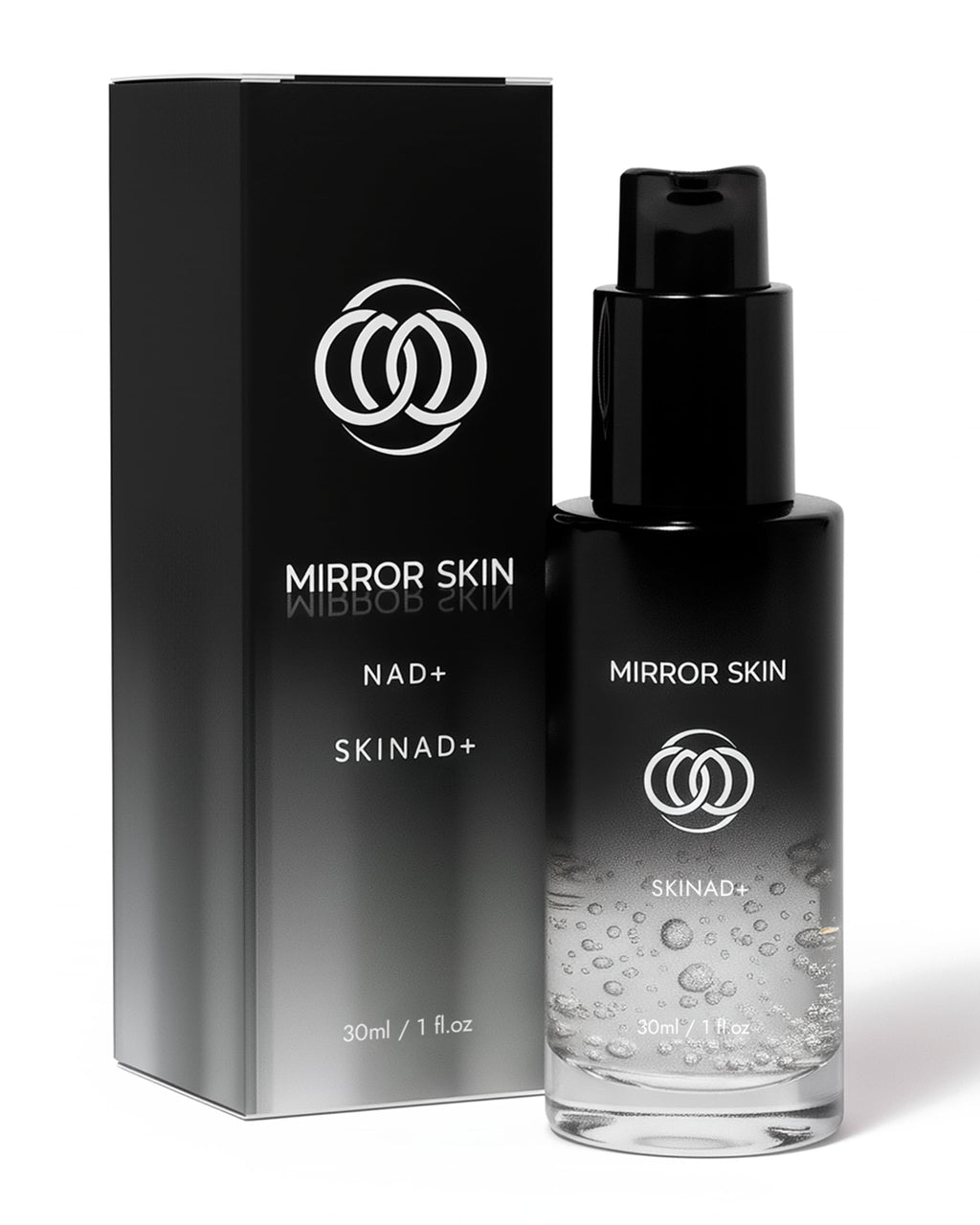 Mirror Skin SKINAD+ Liposomal NAD+ Serum – Stabilized NAD+, Glutathione, CoQ10 & Niacinamide