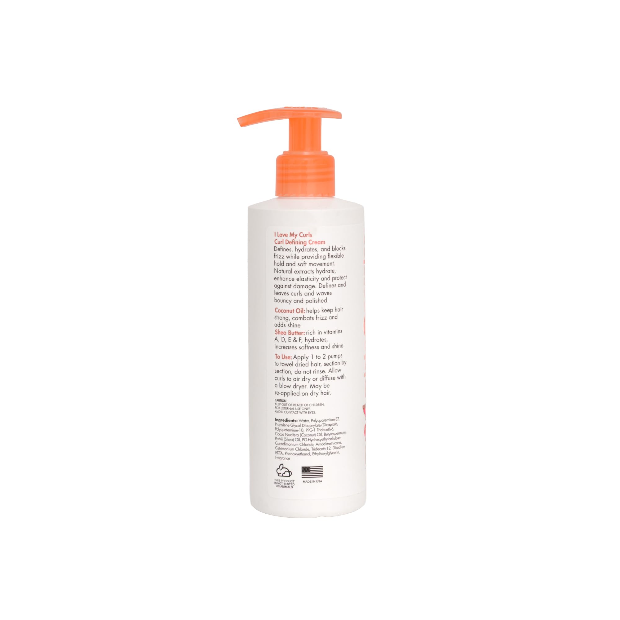 Mirta De Perales Curls Defining Cream – Hydrating Curl Cream for Wavy, Curly & Coily Hair | Coconut Oil & Shea Butter | Frizz Control & Shine | 8 oz