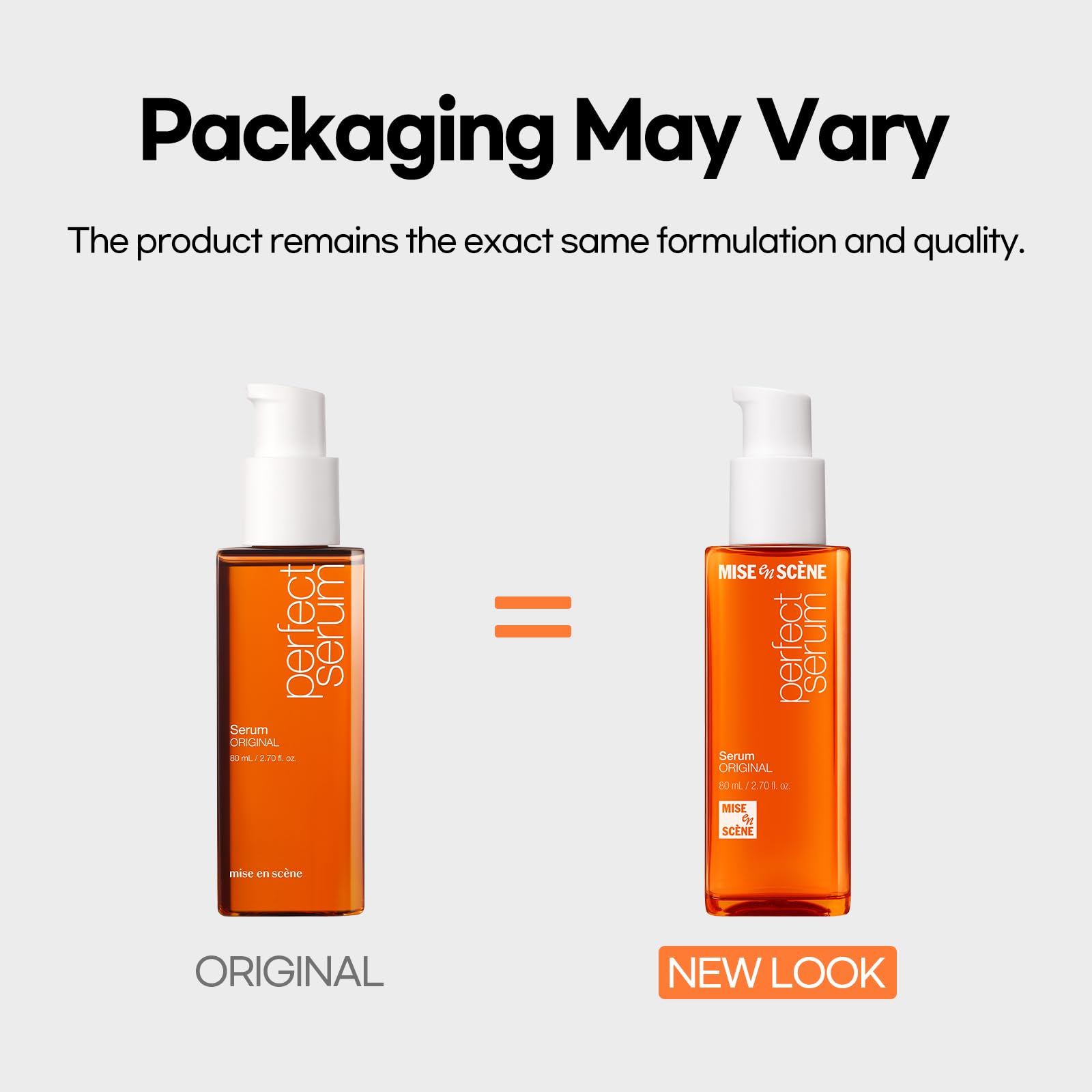 Mise En Scene Perfect Serum Original | Heat Protectant Hair Oil with Argan | Frizz Control & Shine | 2.7 fl oz