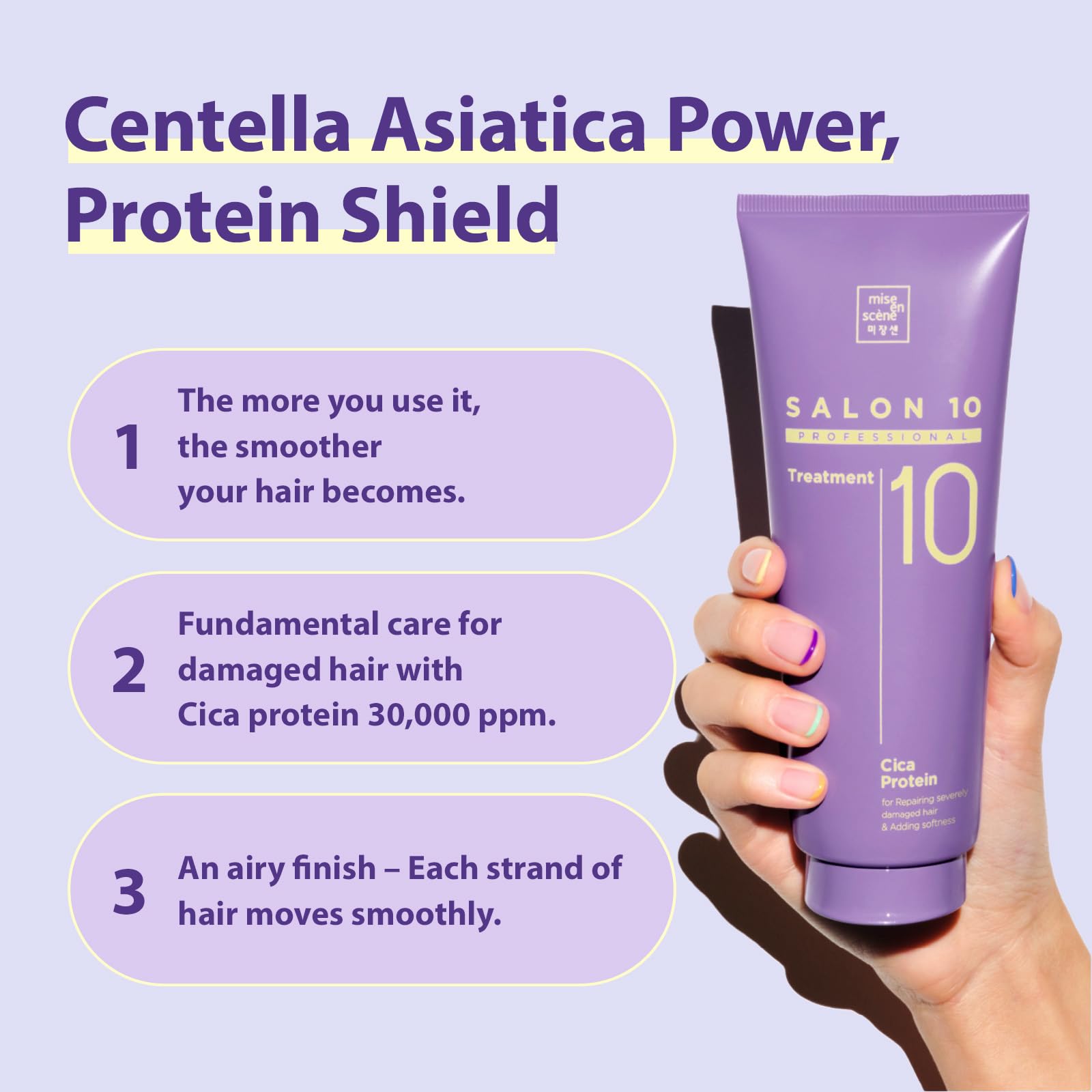 Mise En Scene Salon 10 Cica Protein Deep Conditioner – Bond Repair Hair Mask