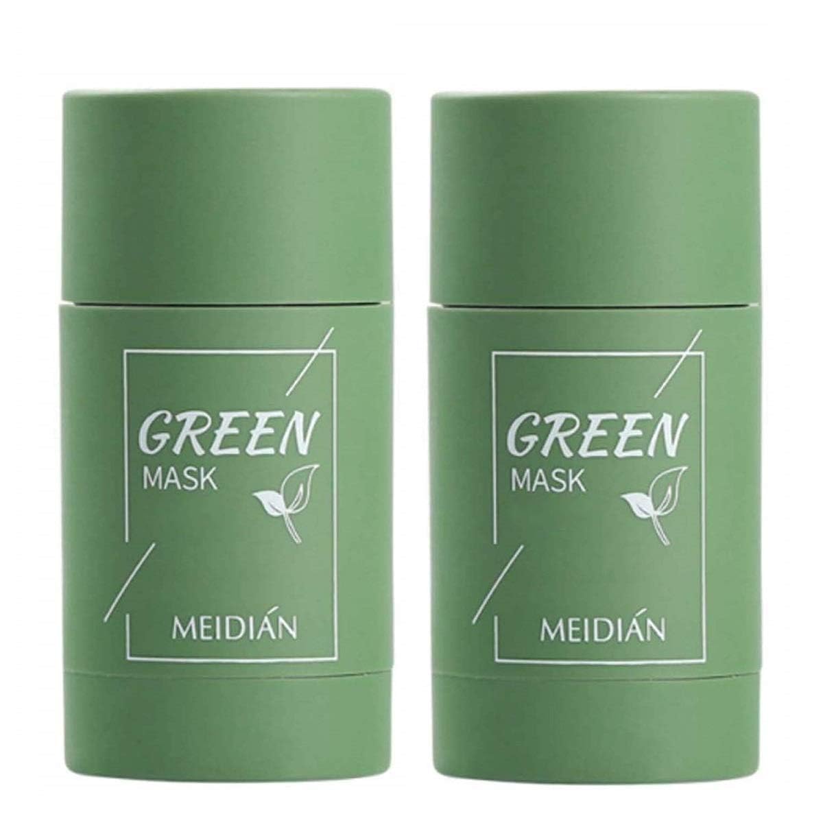 MISEDI 2 Pcs Green Tea Mask Stick for Face – Pore Cleansing & Hydration
