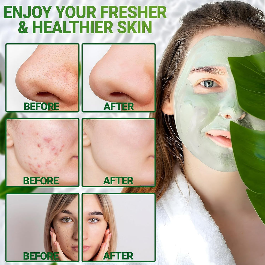 MISEDI 2 Pcs Green Tea Mask Stick for Face – Pore Cleansing & Hydration