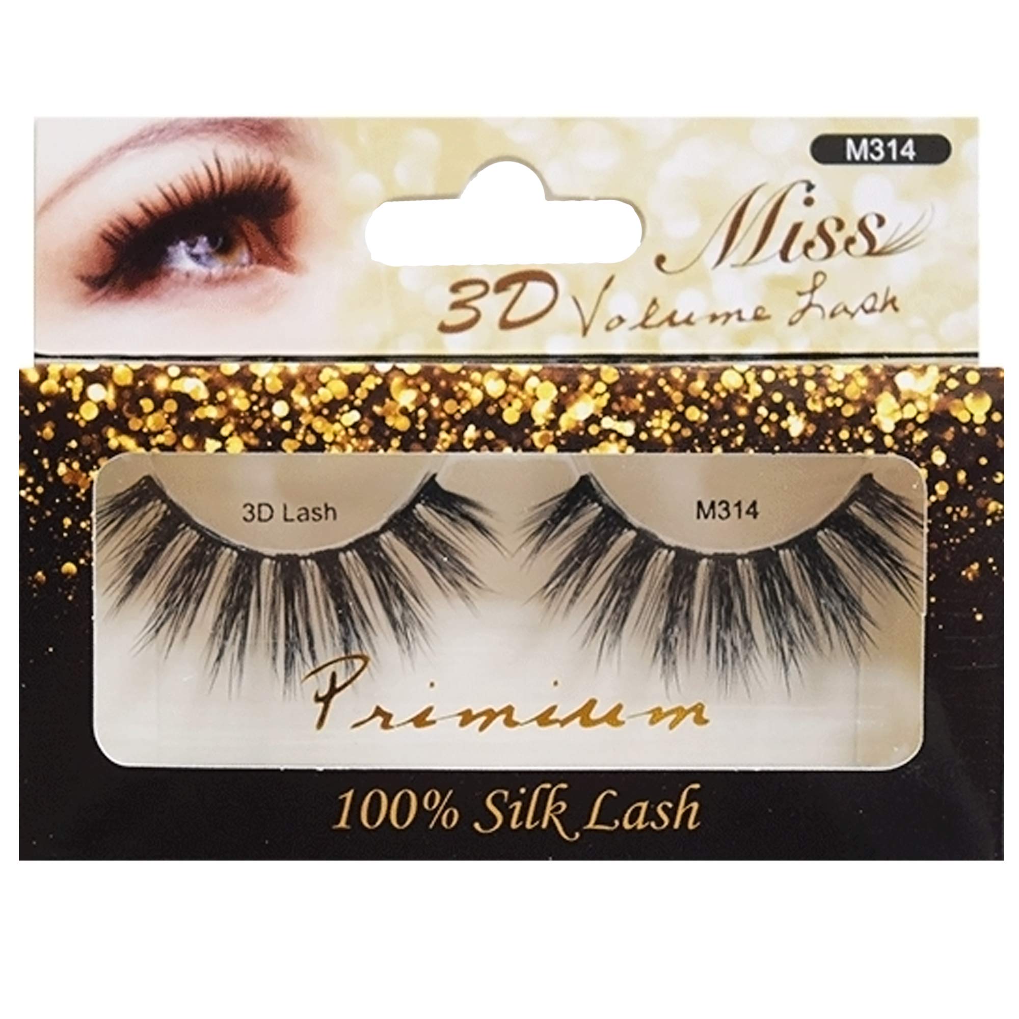 Miss Lashes 3D Volume Tapered False Eyelash Extension - 4 Pack