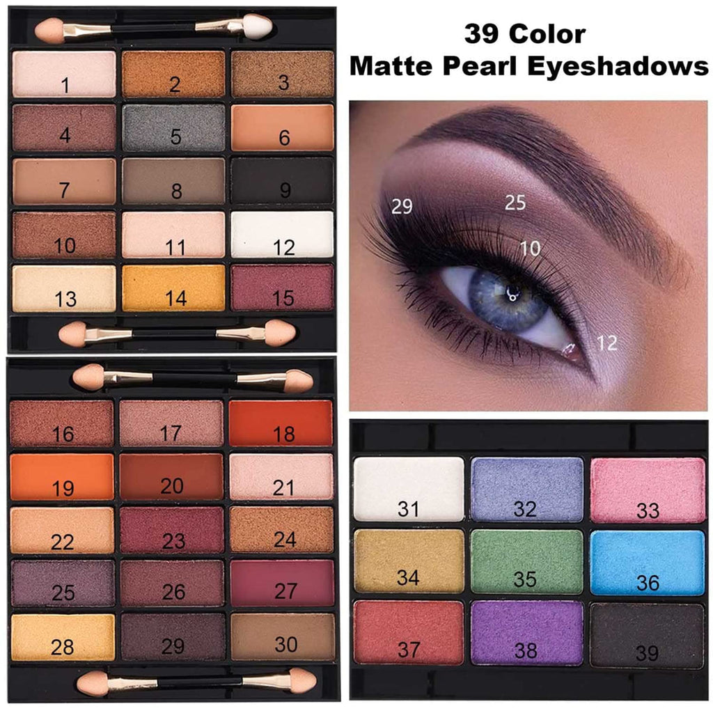 MISS ROSE M 58 Color Professional Makeup Palette – All-in-One Makeup Kit (331Y)