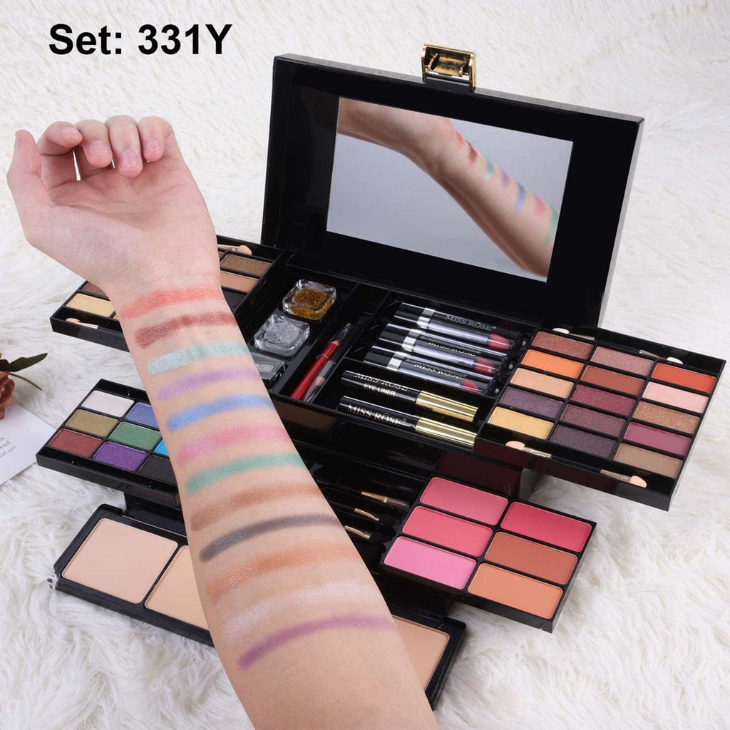 MISS ROSE M 58 Color Professional Makeup Palette – All-in-One Makeup Kit (331Y)