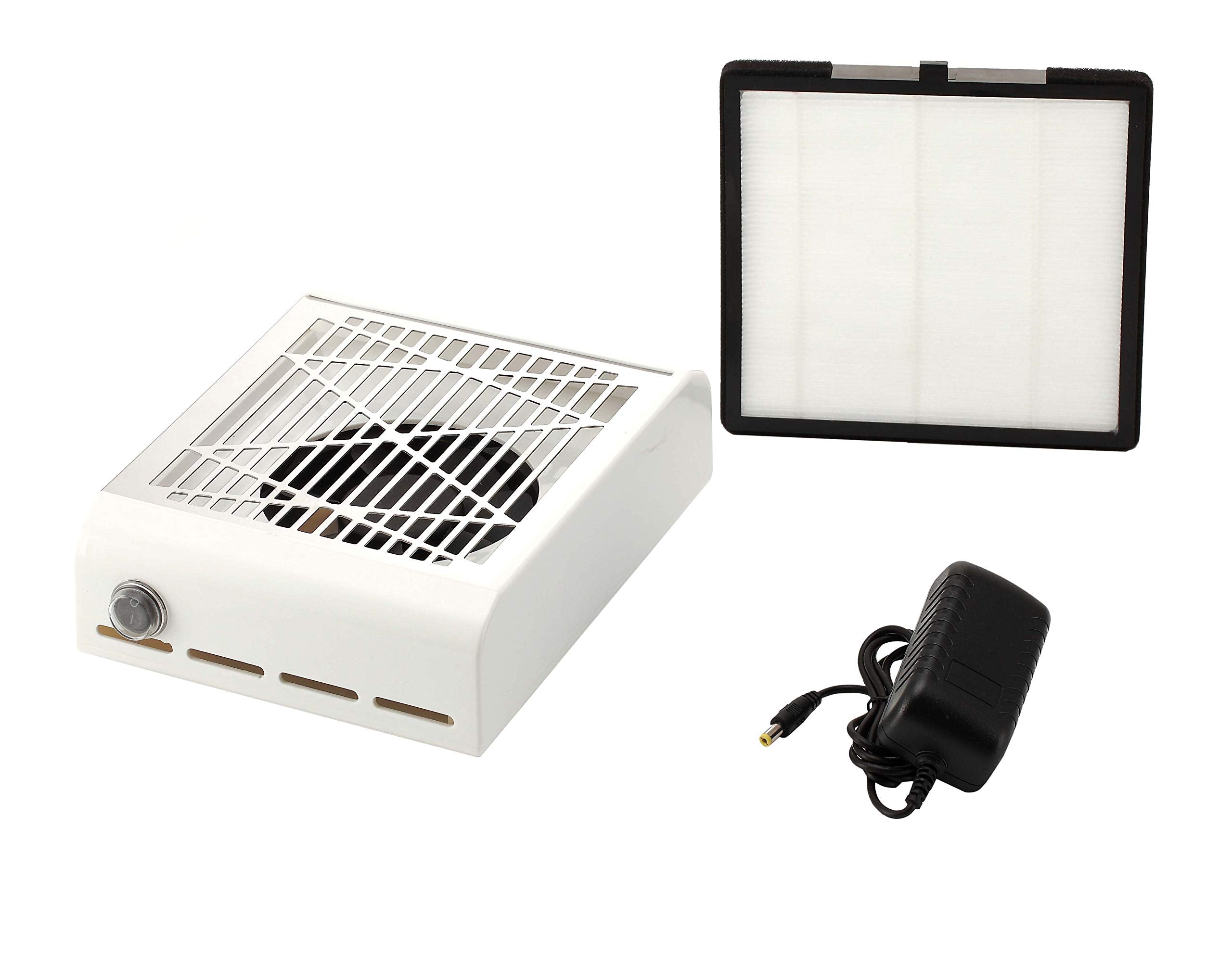 Miss Sweet Electric Nail Dust Collector for Manicure (Sweet White) – Clean Air on Your Desk