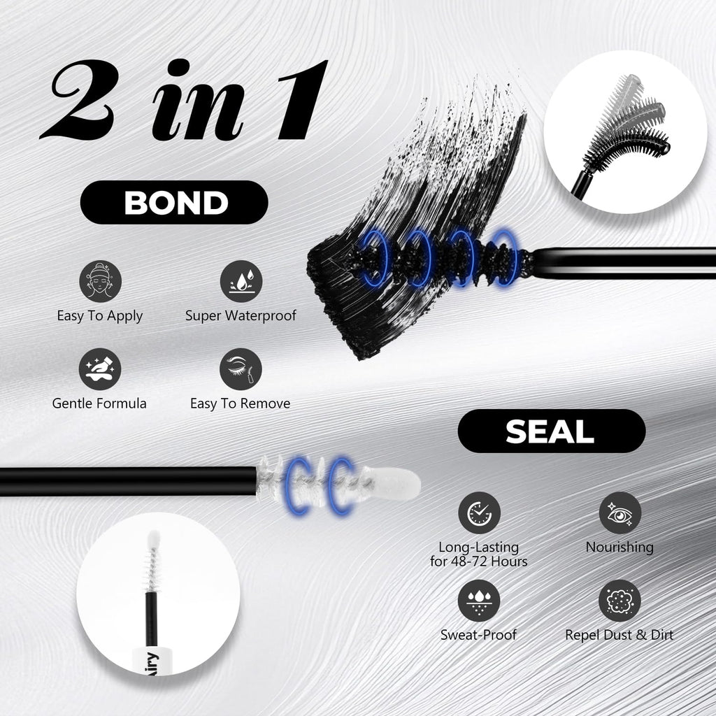 MissAiry Flaunt Lash Clusters Kit Flora 8-14mm | Light-Volume D-Curl DIY Lashes