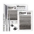 MissAiry Flaunt Lash Clusters Kit Flora 8-14mm | Light-Volume D-Curl DIY Lashes