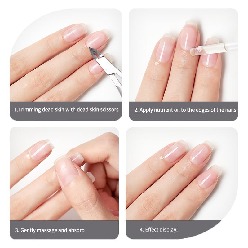 MISSVNINE Vitamin E Enriched Cuticle Oil 6 Pack – Hydrate, Fortify & On-The-Go Nail Care
