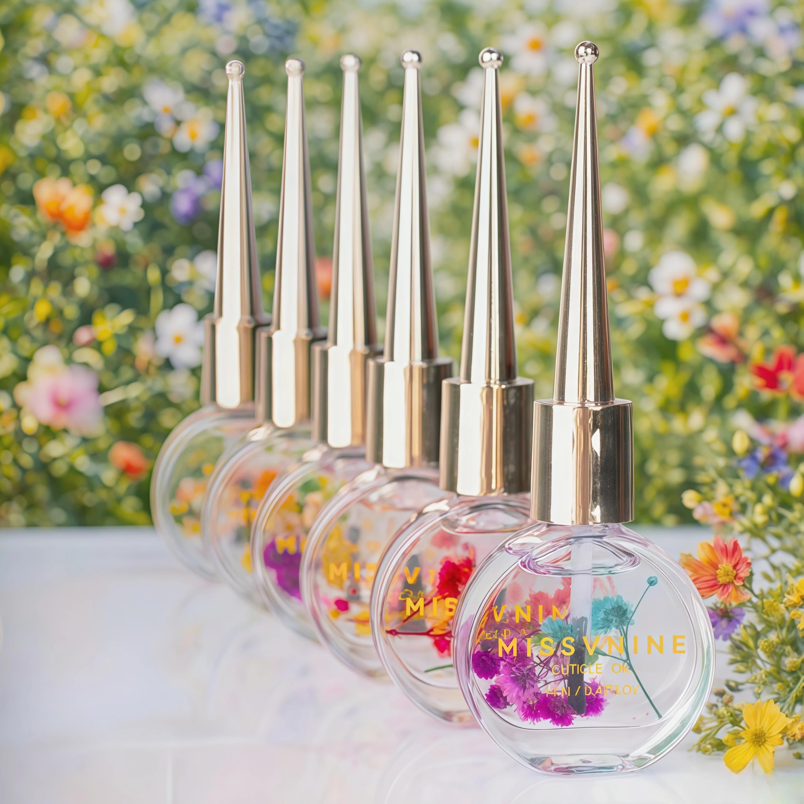 MISSVNINE Vitamin E Enriched Cuticle Oil 6 Pack – Hydrate, Fortify & On-The-Go Nail Care