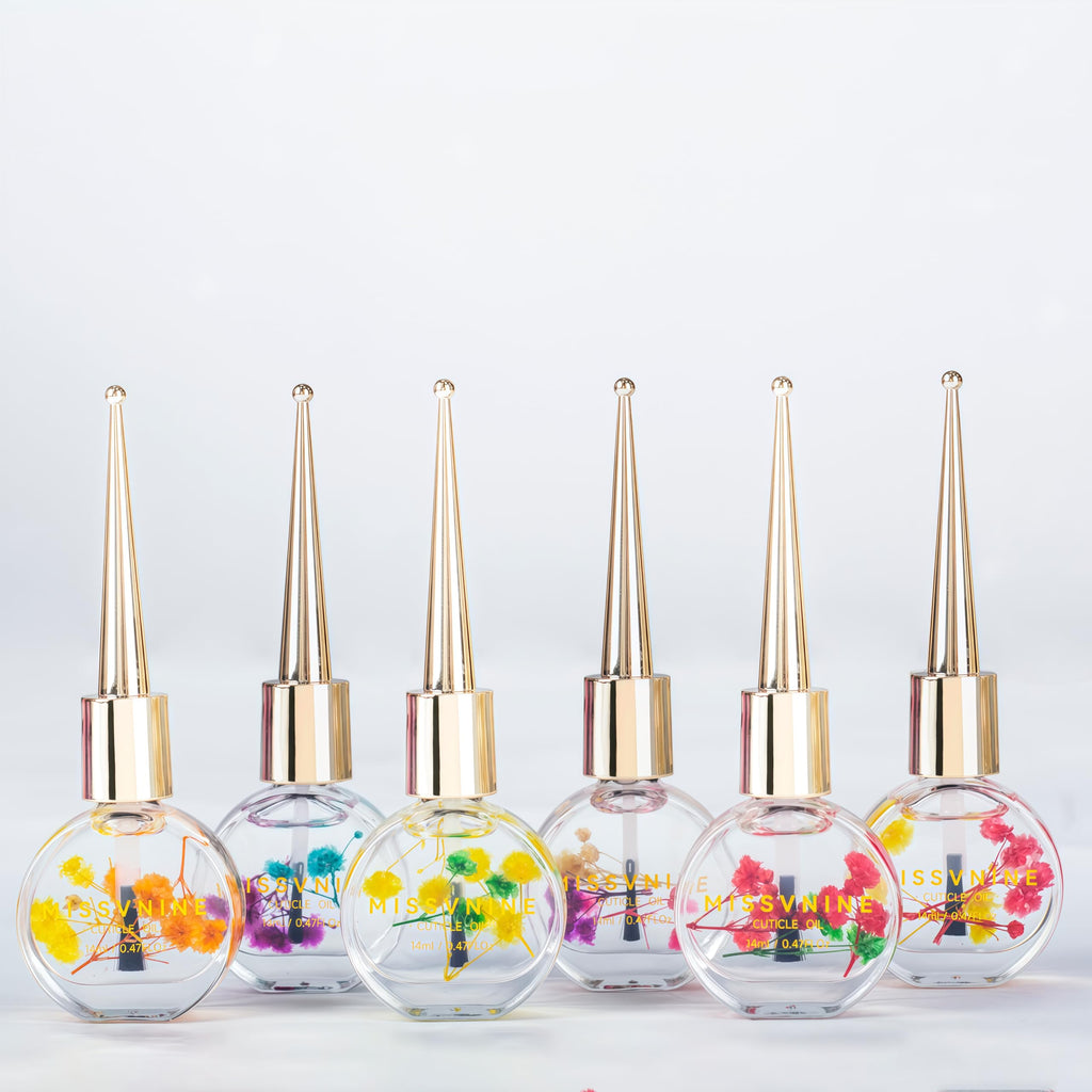 MISSVNINE Vitamin E Enriched Cuticle Oil 6 Pack – Hydrate, Fortify & On-The-Go Nail Care