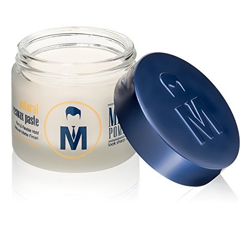Mister Pompadour Natural Beeswax Paste — High Hold, Matte Finish, Water Based, 2oz