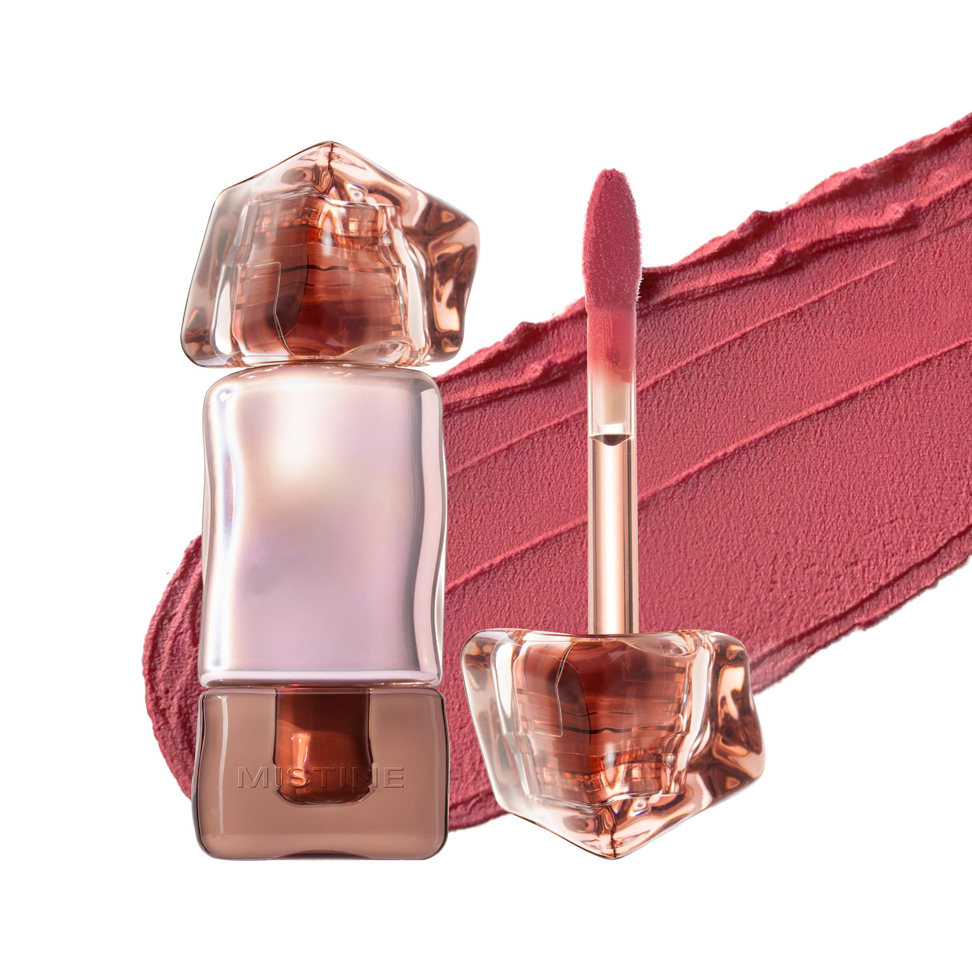 Mistine Cream Lip Gloss Thai Latte M03 Freshly Brewed Guava – Long Lasting Matte Lip Gloss