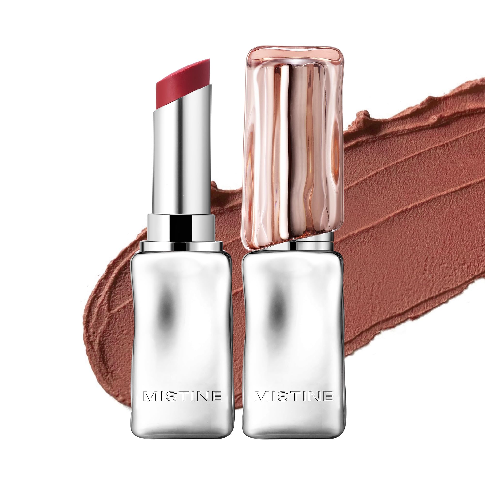 Mistine Lipstick Thai Latte – Sheer Creamy Rouge, Velvet Matte Finish (3.5g)