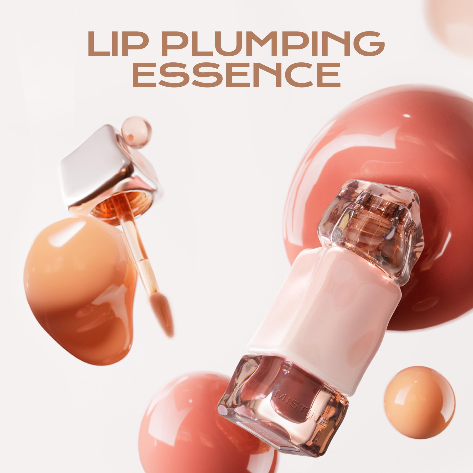 Mistine Cream Lip Gloss Thai Latte M03 Freshly Brewed Guava – Long Lasting Matte Lip Gloss